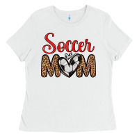White soccer mom Ladies Tee - Zillion Design Studio