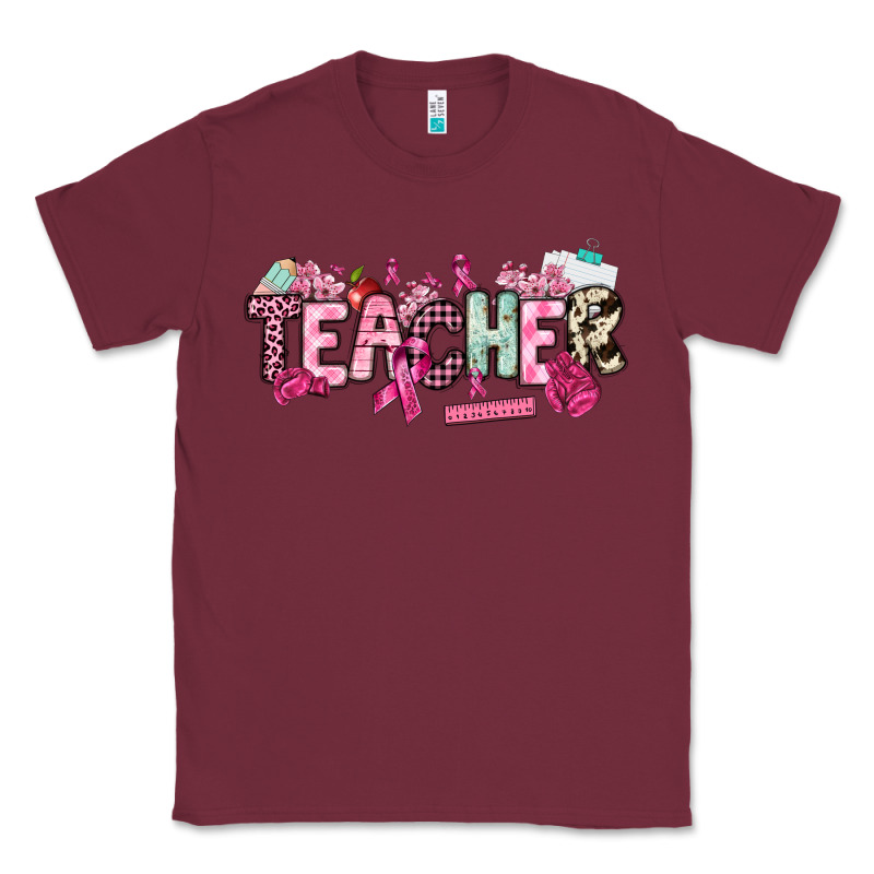 Cancer Awareness Teacher Classic Tee by NancyCooperArtShop | Teevron