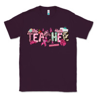 Plum cancer awareness teacher Classic Tee - NancyCooperArtShop