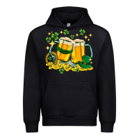 Black St. Patrick's Day beer Urban Hoodie - HowdyJamesFarm