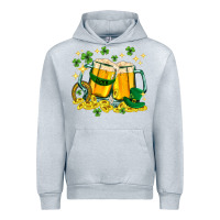Heather Grey St. Patrick's Day beer Urban Hoodie - HowdyJamesFarm