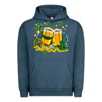 Pigment Midnight Navy St. Patrick's Day beer Urban Hoodie - HowdyJamesFarm