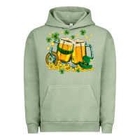 Pigment Oil Green St. Patrick's Day beer Urban Hoodie - HowdyJamesFarm
