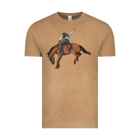 Vintage Camel bucking bronco cowboy rodeo Vintage Tee - Artiststas