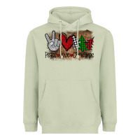 Matcha Peace Love Christmas Heavyweight Hoodie - Bettercallsaul