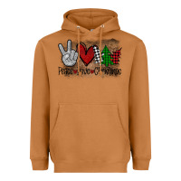 Meerkat Peace Love Christmas Heavyweight Hoodie - Bettercallsaul