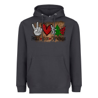 Smoke Peace Love Christmas Heavyweight Hoodie - Bettercallsaul