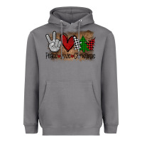 Storm Peace Love Christmas Heavyweight Hoodie - Bettercallsaul