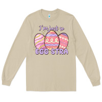 Mushroom i'm just so egg stra Long Sleeve Tee - MaliasSmallBusiness