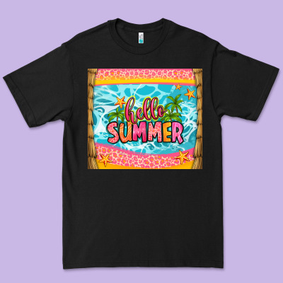 Hello Summer Premium Tee Designed By Zillion Design Studio
