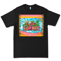 Black hello summer Premium Tee - Zillion Design Studio