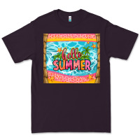 Plum hello summer Premium Tee - Zillion Design Studio