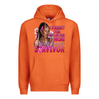 Carrot i fought for my life and i won afro woman Premium Hoodie - NancyCooperArtShop