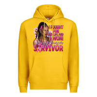 Lemon i fought for my life and i won afro woman Premium Hoodie - NancyCooperArtShop