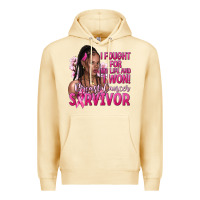Pina Colada i fought for my life and i won afro woman Premium Hoodie - NancyCooperArtShop