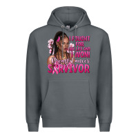 Rock i fought for my life and i won afro woman Premium Hoodie - NancyCooperArtShop