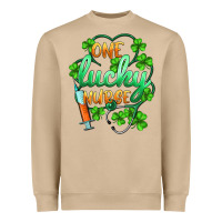 Mushroom st.patricks one lucky nurse Heavyweight Sweatshirt - BarkalooDesign