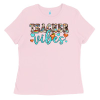 Bubblegum Pink teacher vibes Ladies Tee - JahusDesignShop