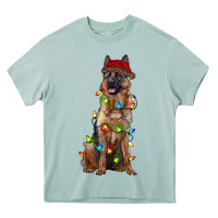 Arona christmas german shepherd Heavy Core Tee - RanaPortraitStore