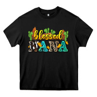 Black blessed nana Heavy Core Tee - Zillion Design Studio