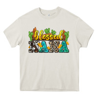 Cream blessed nana Heavy Core Tee - Zillion Design Studio