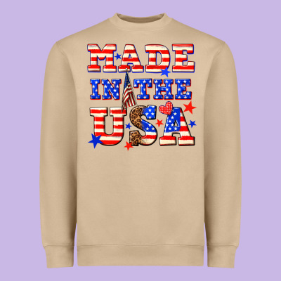 Made In The Usa Heavyweight Sweatshirt Designed By Nancycooperartshop
