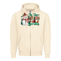 Tis The Season To Sparkle Snowman Zipper Hoodie | Teevron
