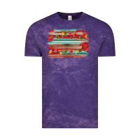 Cloud Purple christmas background Vintage Tee - AdoDesignShop