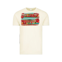 Vintage Arctic christmas background Vintage Tee - AdoDesignShop