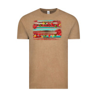 Vintage Coffee christmas background Vintage Tee - AdoDesignShop
