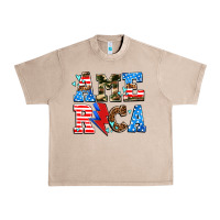 French Oak america with heart Urban Heavy Tee - AdoDesignShop