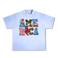Grape Ice america with heart Urban Heavy Tee - AdoDesignShop