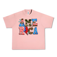 Salmon america with heart Urban Heavy Tee - AdoDesignShop