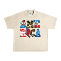 Sandshell america with heart Urban Heavy Tee - AdoDesignShop