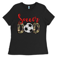 Black soccer dad Ladies Tee - Zillion Design Studio