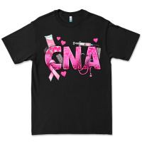 Black Breast Cancer CNA Certified Nursing Assistant Premium Tee - texasbilliewilder