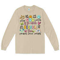 Mushroom god is so much bigger than malia Long Sleeve Tee - MaliasSmallBusiness