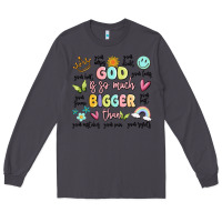 Smoke god is so much bigger than malia Long Sleeve Tee - MaliasSmallBusiness