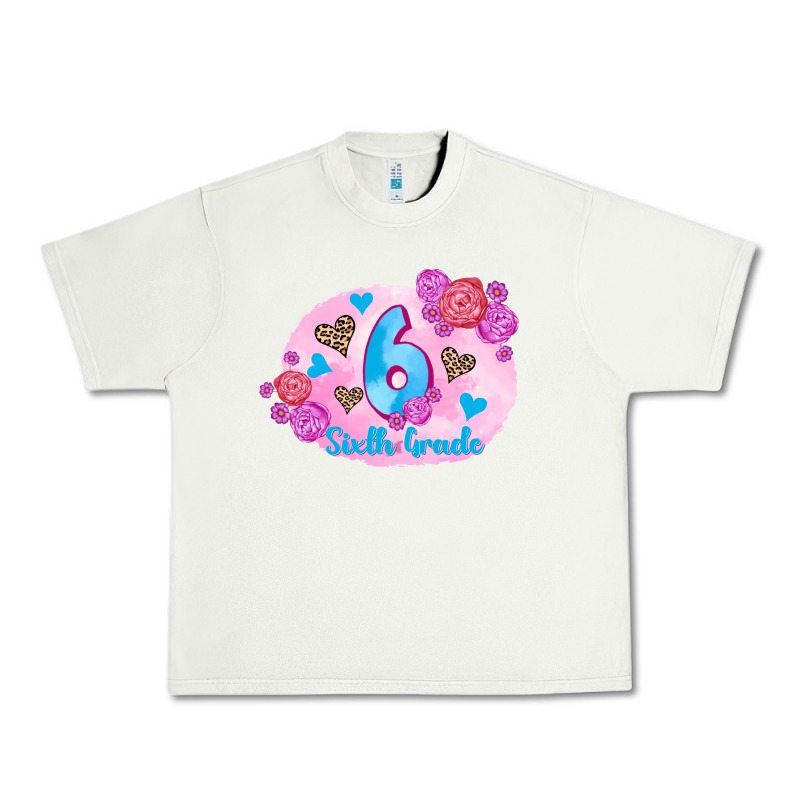 Back To School Flowers Sixth Grade 3200x2400 Urban Heavy Tee by AdoDesignShop | Teevron