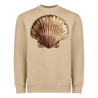 Mushroom Japanese Scallop Shell Heavyweight Sweatshirt - LillyAllenDesigns