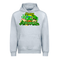 Heather Grey St. Patrick's Day gnomes Urban Hoodie - HowdyJamesFarm