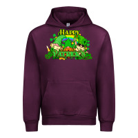 Mauve Wine St. Patrick's Day gnomes Urban Hoodie - HowdyJamesFarm