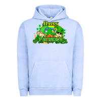 Pigment Grape Ice St. Patrick's Day gnomes Urban Hoodie - HowdyJamesFarm