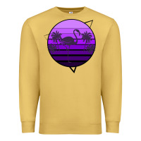 Antique Gold Flamingo Palm Premium Sweatshirt - Bettercallsaul