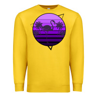 Lemon Flamingo Palm Premium Sweatshirt - Bettercallsaul