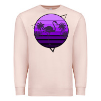 Pale Pink Flamingo Palm Premium Sweatshirt - Bettercallsaul