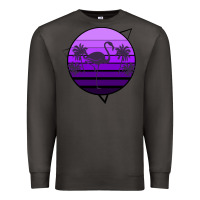 Smoke Flamingo Palm Premium Sweatshirt - Bettercallsaul