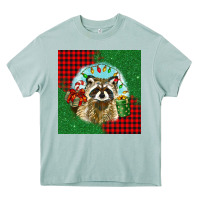 Arona christmas raccoon Heavy Core Tee - BarkalooDesign