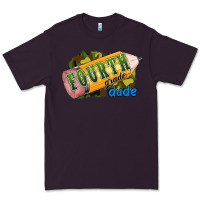 Plum fourth grade dude Premium Tee - RanaPortraitStore