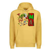 Antique Gold Christmas Character Nurse Premium Hoodie - NancyCooperArtShop